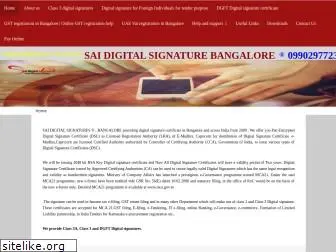 bangaloredigitalsignature.com