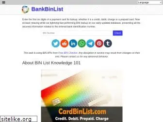 bankbinlist.com