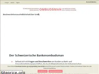 bankenombudsman.ch