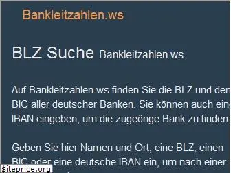 bankleitzahlen.ws