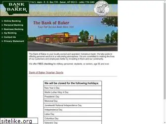 bankofbaker.com