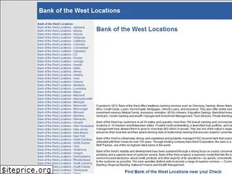bankofthewestlocations.com