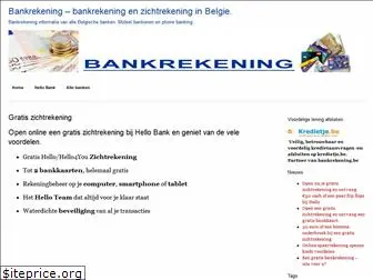 bankrekening.be