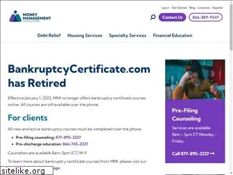 bankruptcycertificate.com