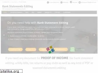 bankstatementediting.com