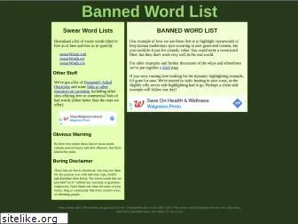 bannedwordlist.com