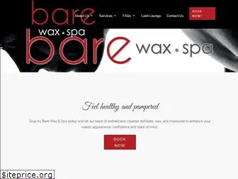 barewaxandspa.com