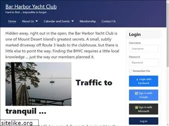 barharboryachtclub.com