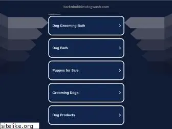 barknbubblesdogwash.com