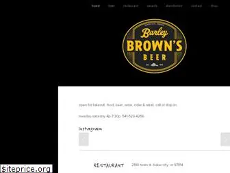 barleybrownsbeer.com