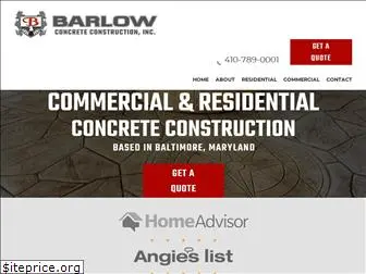 barlowconcrete.com