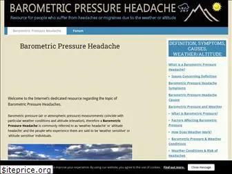 barometricpressureheadache.com