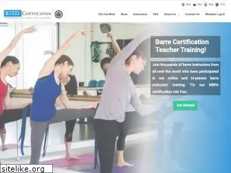 barrecertification.com