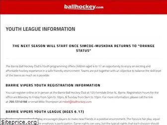 barrieballhockeyclub.com