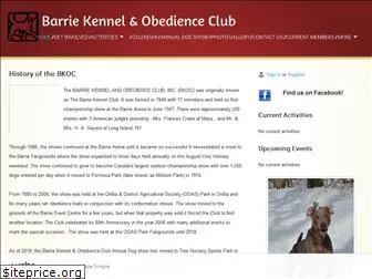 barriekennelclub.com