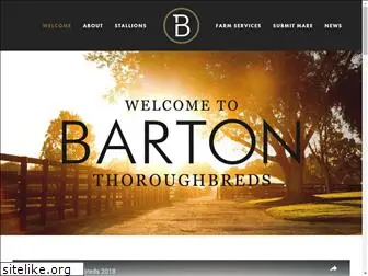 bartonthoroughbreds.com