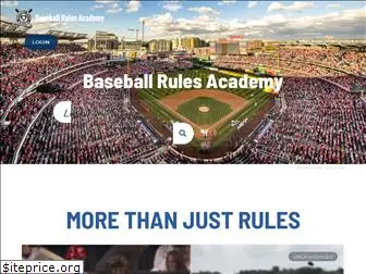 baseballrulesacademy.com