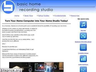 basic-home-recording-studio.com