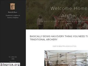 basicallybowsarchery.com