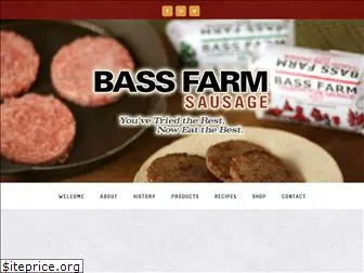 bassfarmsausage.com