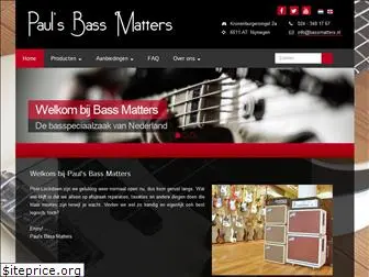 bassmatters.nl