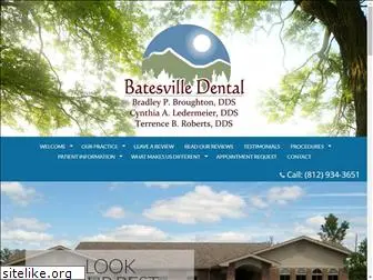 batesvilledental.com