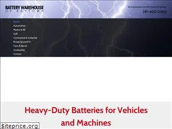 batterywarehouseofbaytown.com