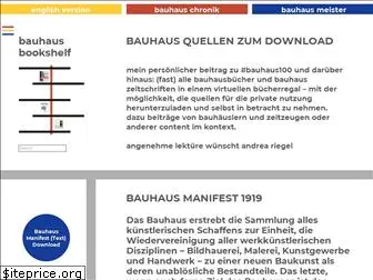 bauhaus-bookshelf.org