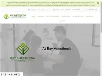 bay-anesthesia-group.com