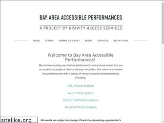 bayareaaccessibleperformances.org