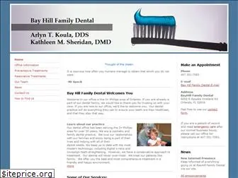 bayhillfamilydental.com