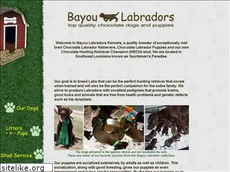 bayoulabradors.com