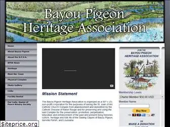 bayoupigeon.com