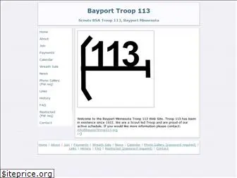 bayporttroop113.org
