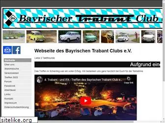 bayrischer-trabant-club.de