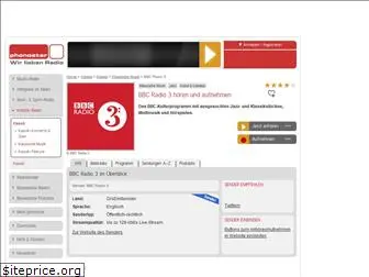 bbcradio3.phonostar.de