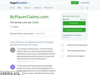 bcplacerclaims.com