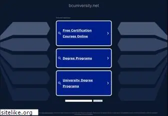 bcuniversity.net