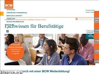 bcw-weiterbildung.de
