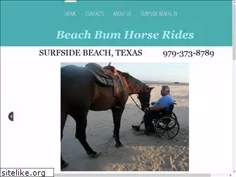 beachbumhorserides.com