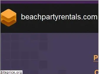 beachpartyrentals.com