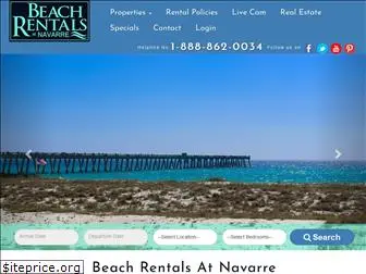 beachrentalsatnavarre.com