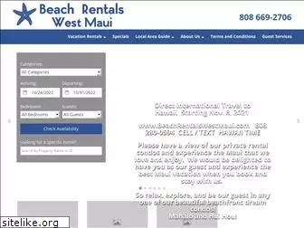 beachrentalswestmaui.com