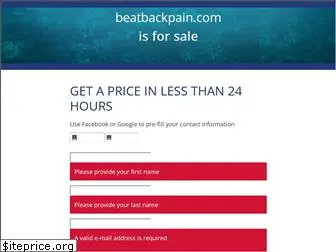 beatbackpain.com