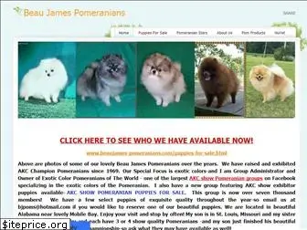 beaujames-pomeranians.com