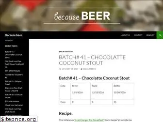 because-beer.com