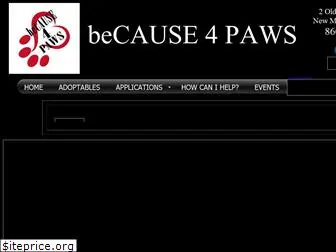 because4paws.org