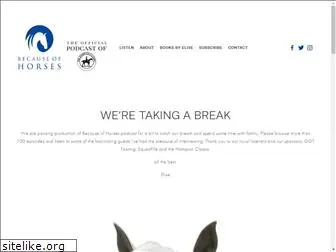 becauseofhorses.com