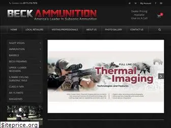 beckammunition.com