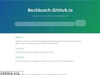 beckbusch.github.io